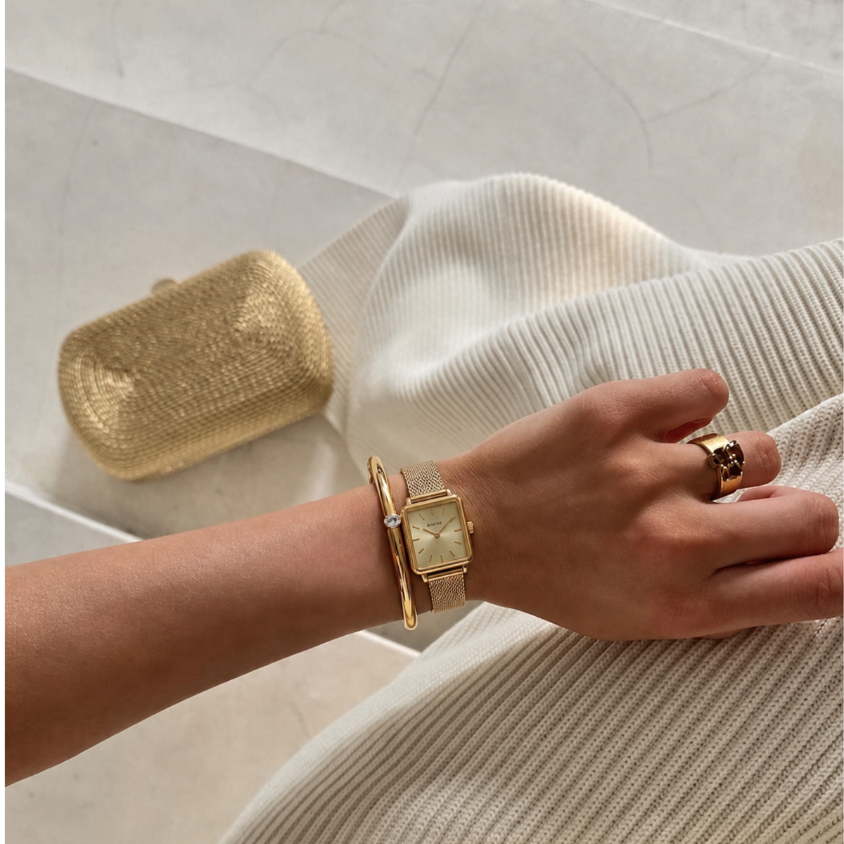 Trocadéro Watch Champagne, women's watch in Champagne by Lumière, image 11