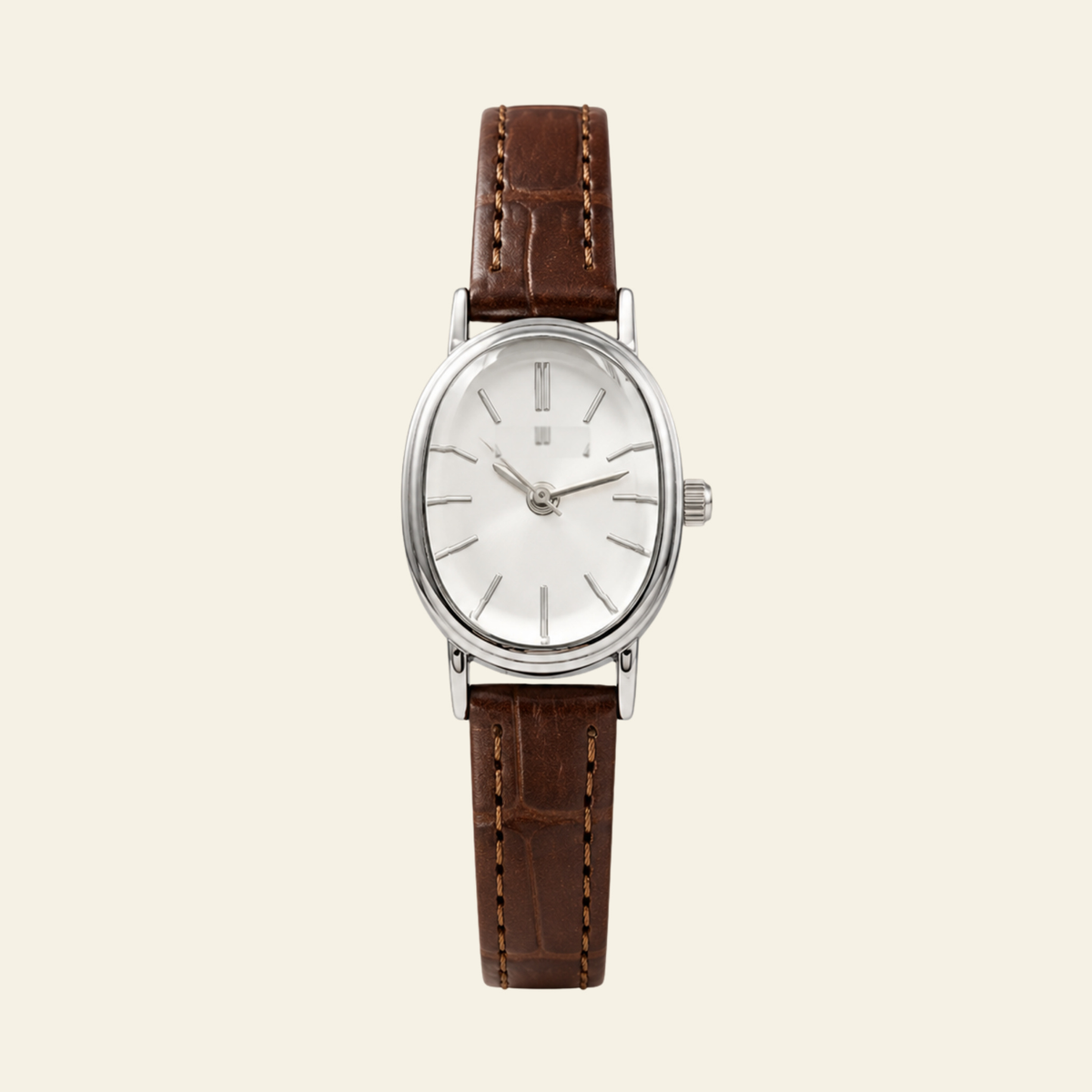 Madeleine Watch Cognac, women's watch in Cognac by Lumière