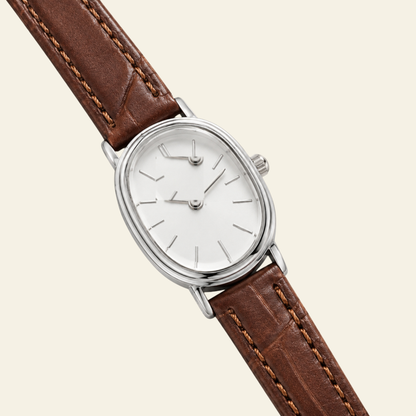 Madeleine Watch Cognac, women's watch in Cognac by Lumière, image 4