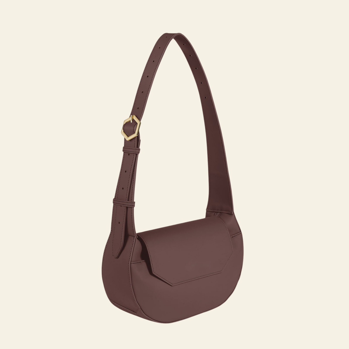 Crossbody Bag Dark Brown, crossbody bag in Dark Brown by Lumière, image 2