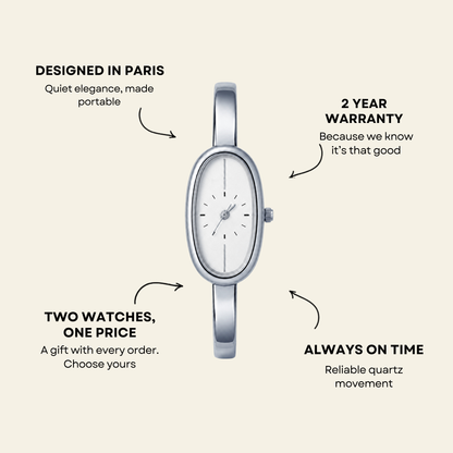 Passy Watch Silver, women's watch in Silver by Lumière, image 7