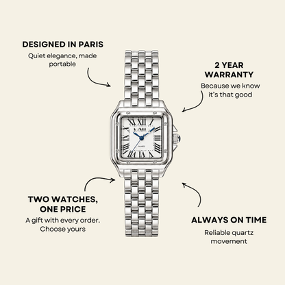 Le Marais Watch Argent, women's watch in Argent by Lumière, image 6