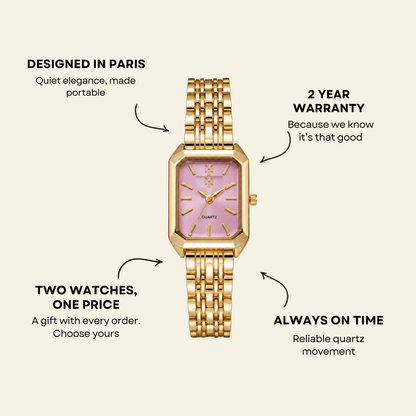 Le Marais Watch Petal, women's watch in Petal by Lumière, image 6