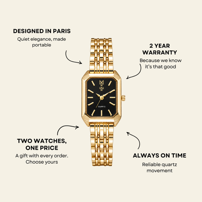 Le Marais Watch Midnight, women's watch in Midnight by Lumière, image 6