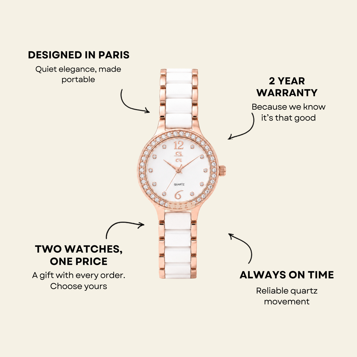 St-Germain Watch Moonlight, women's watch in Moonlight by Lumière, image 5