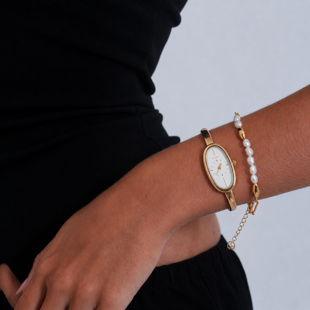 Passy Watch Gold, women's watch in Gold by Lumière, image 5