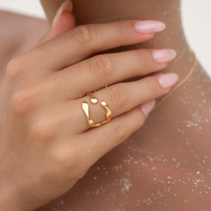 Coral Ring, ring in Coral by Lumière, image 2