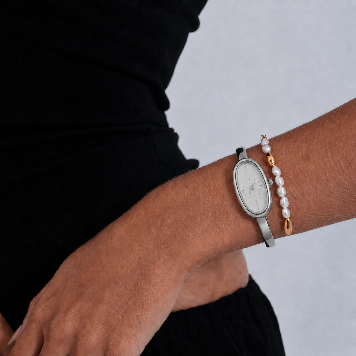 Passy Watch Silver, women's watch in Silver by Lumière, image 3